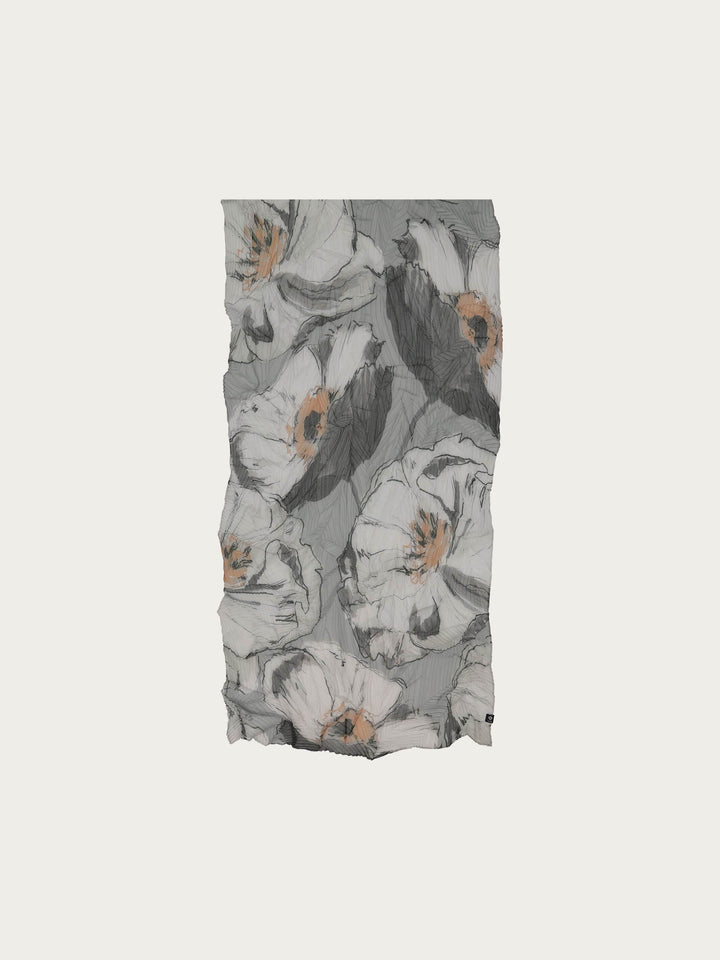 Sustainability Edition Botanical Floral Plissé Scarf