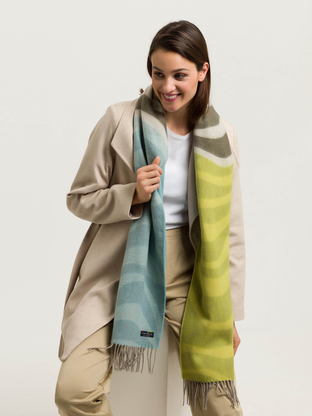 Sustainability Edition Ombre Waves Recycled Scarf