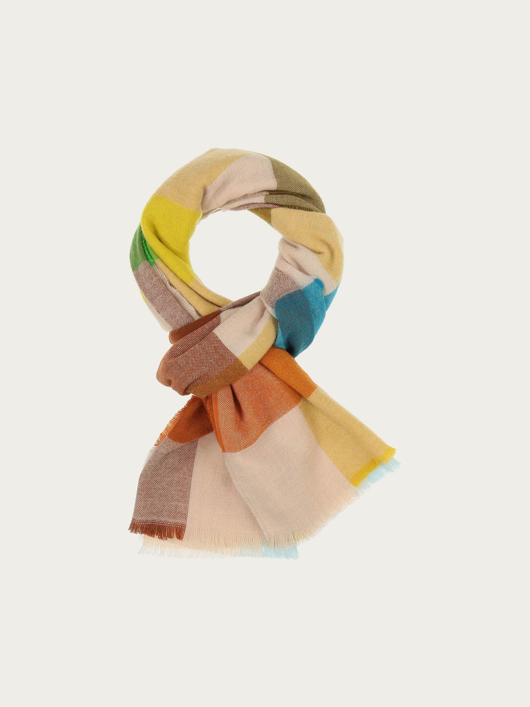 Modern Colourblock Oversize Scarf