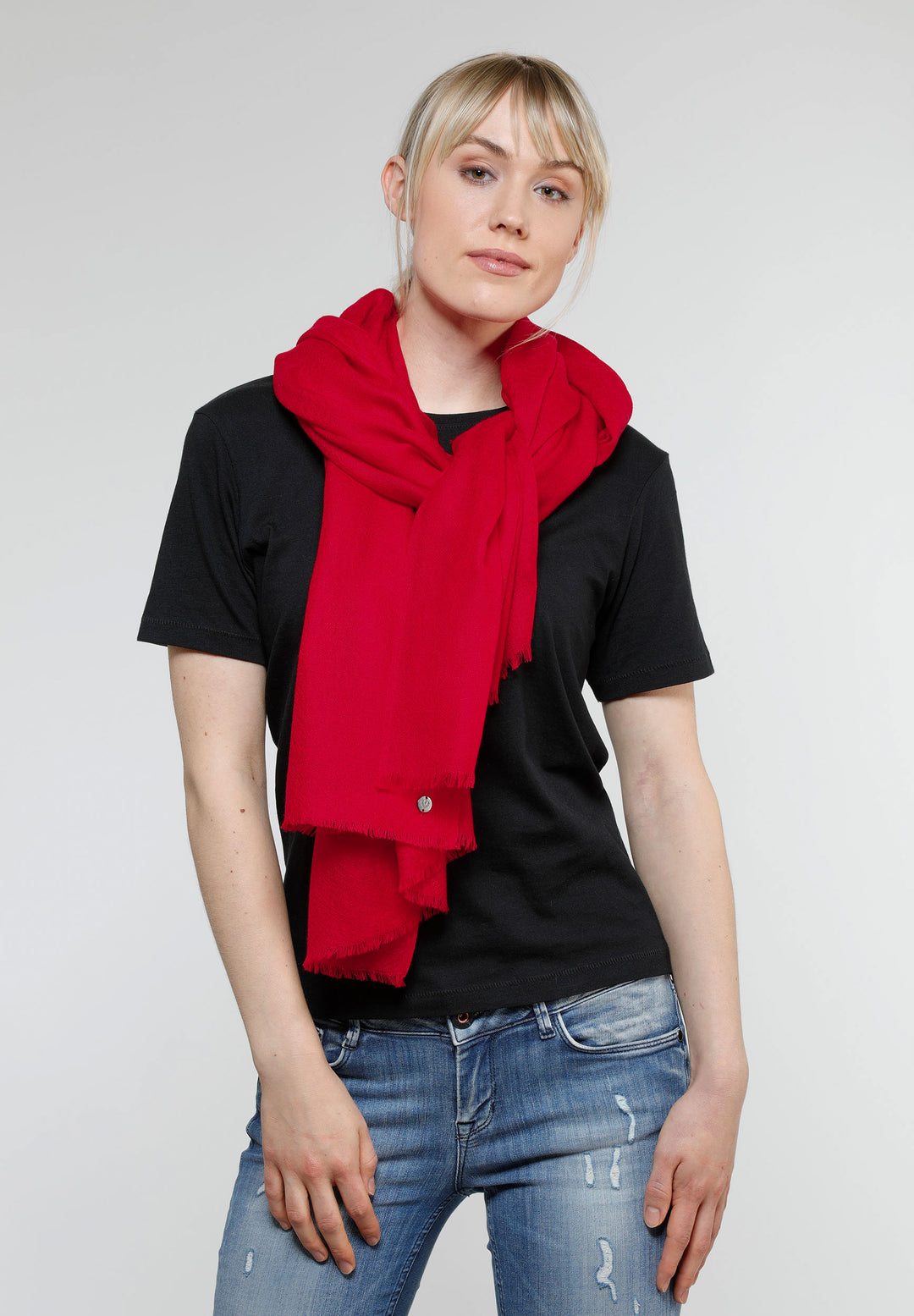Timeless Lightweight Solid Wool Scarf