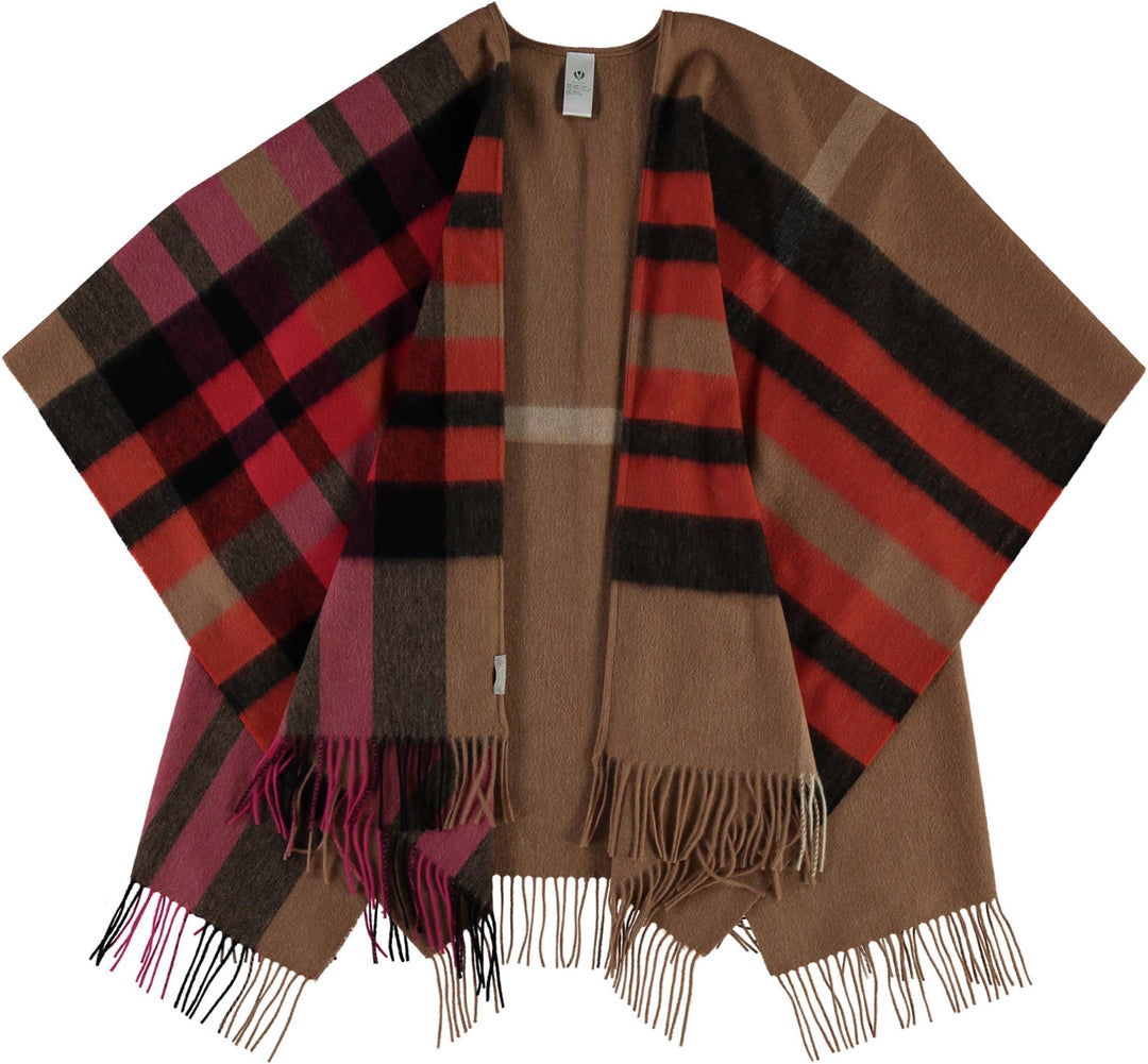 FRAAS Plaid Signature Wool Woven Ruana – FRAAS Canada